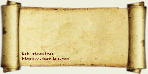 Jasmina Debeljak vizit kartica